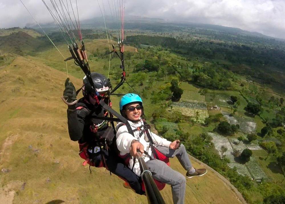 rinjani paragliding